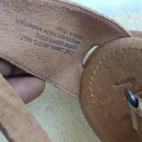 Gladiator sandal 100% LEATHER Villager Peasant boho padded soft comfort Sandal 7 - Picture 5 of 15